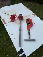 Coupe tube Ridgit, filière avec tete de 1/2 & burette huile, Ophalen, Gebruikt