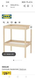 Verzorgingstafel hout ikea, Kinderen en Baby's, Ophalen, Zo goed als nieuw