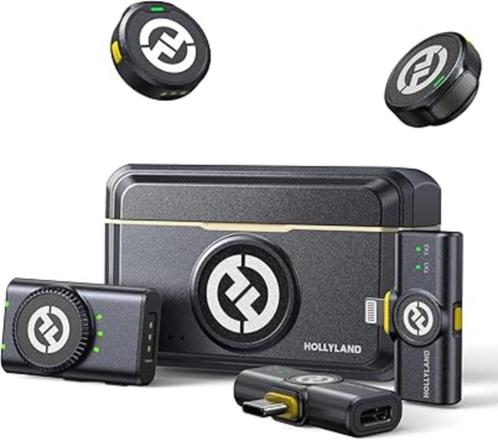 Hollyland Lark M2 Draadloze stropdasmicrofoon GRATIS LEVERIN, Muziek en Instrumenten, Microfoons, Nieuw, Overige typen, Verzenden