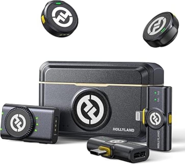 Hollyland Lark M2 Draadloze stropdasmicrofoon GRATIS LEVERIN, Muziek en Instrumenten, Microfoons, Nieuw, Overige typen, Verzenden