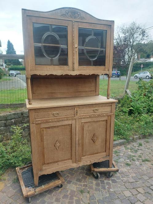 Prachtig oud dressoir, art nouveau-buffet., Huis en Inrichting, Kasten | Buffetkasten, Zo goed als nieuw, Eikenhout, Ophalen