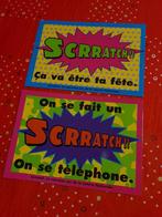 2 cartes postales Loterie Nationale Scrratch, Collections, Non affranchie, 1980 à nos jours, Enlèvement ou Envoi, Sports et Jeux