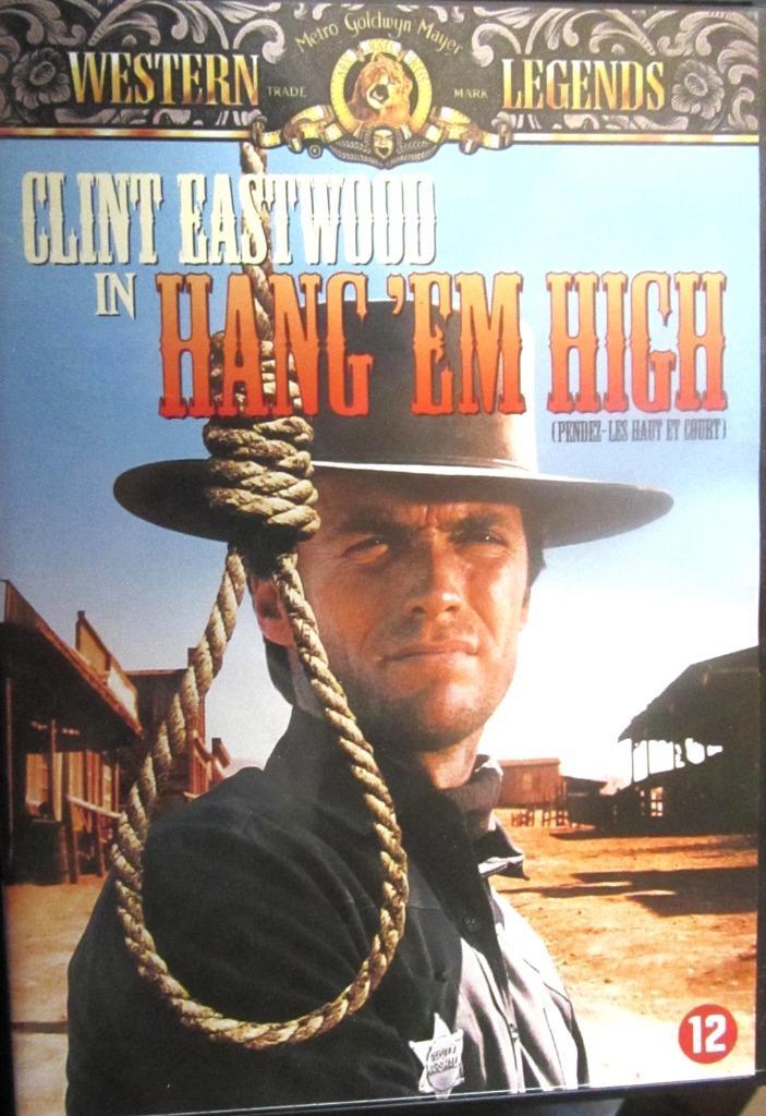 DVD WESTERN- HANG'EM HIGH (CLINT EASTWOOD)- ZELDZAAM, Cd's en Dvd's, Dvd's | Actie, Zo goed als nieuw, Overige genres, Alle leeftijden