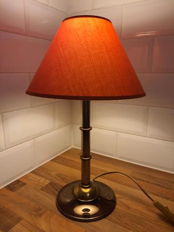 Vintage messing tafellamp bamboe Boulanger beschikbaar voor biedingen