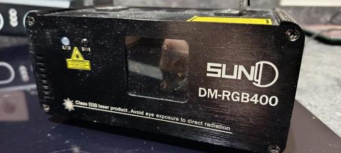 RGB400 LASER regelbaar DMX, Muziek en Instrumenten, Licht en Laser, Zo goed als nieuw, Laser, Geluidgestuurd, Kleur, Stroboscoopeffect