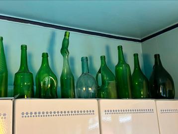 Groene flessen voor een verzamelaar
