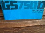 Suzuki GS 750, Motos, Modes d'emploi & Notices d'utilisation, Enlèvement ou Envoi, Suzuki