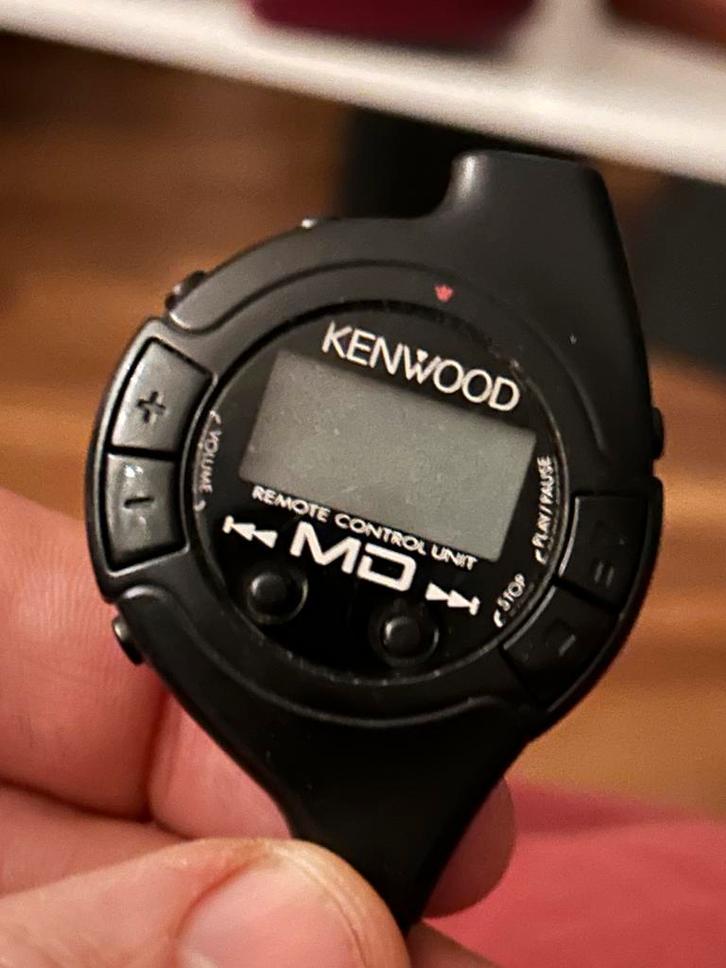 Kenwood MD Remote Control Unit vintage working with DMC-J7R, Audio, Tv en Foto, Walkmans, Discmans en Minidiscspelers, Minidisc-recorder
