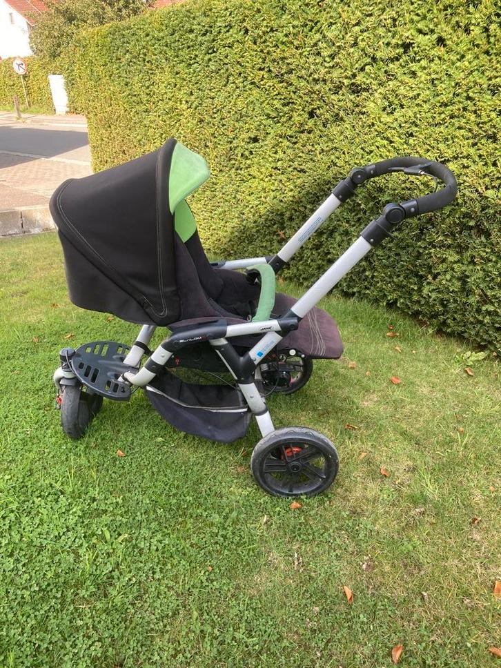 Poussette Jané Slalom Reverse 3 en 1, Kinderen en Baby's, Kinderwagens en Combinaties, Gebruikt, Combiwagen, Overige merken, Met reiswieg