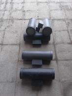 6 Spots, gevel, winkel, garage, bedrijf, Ophalen, Halogeen, Gebruikt, Metaal of Aluminium