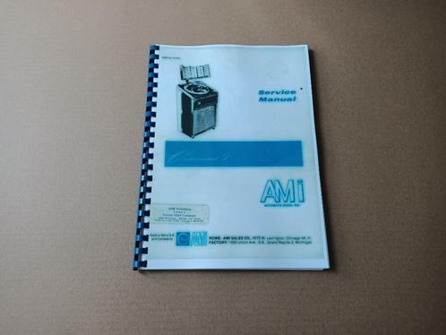 Service Manual: AMi Continental 2 (1962) jukebox nieuw !!, Verzamelen, Automaten | Jukeboxen, Ami, Verzenden