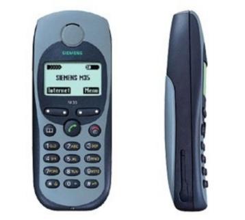 ZELDZAME SIEMENS M35 BLAUW GSM TELEFOON + ADAPTER + BOEK beschikbaar voor biedingen