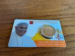 Officiële coin card €0,50 N8 uitgave 2017, Ophalen of Verzenden, Vaticaanstad, 50 cent, Losse munt