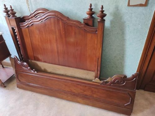 Antiek slaapkamer, Huis en Inrichting, Slaapkamer | Complete slaapkamers, Gebruikt, Twijfelaar, Ophalen
