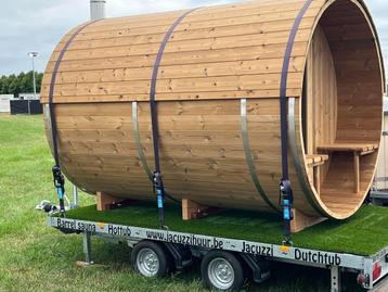 Luxe barrelsauna te huur