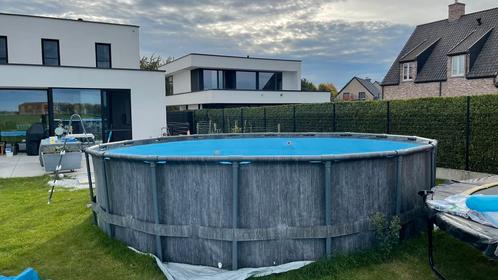 Groot Intex Prism Frame zwembad – 549cm diameter – TOPstaat!, Tuin en Terras, Zwembaden, Gebruikt, Opzetzwembad, 80 tot 120 cm