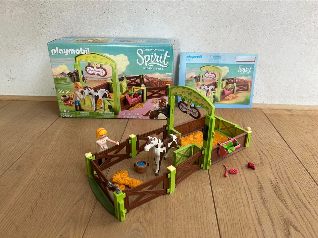 Playmobil - spirit - 9480 - Abigail met Boomerang - paarden, Ophalen, Zo goed als nieuw
