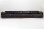De Sede DS-76 modulaire leren bank, Huis en Inrichting, Gebruikt, Vintage mid-century, 300 cm of meer, Ophalen of Verzenden