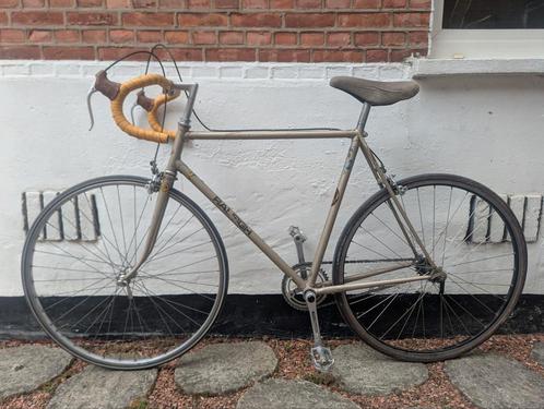 Retro single speed koersfiets jaren '80, Fietsen en Brommers, Fietsen | Racefietsen, Gebruikt, Ophalen