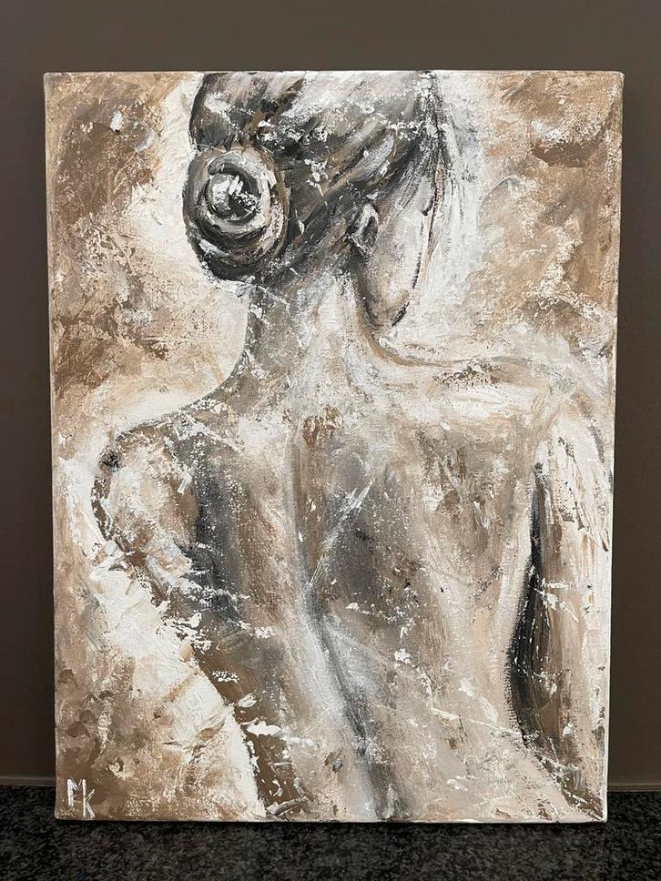 Sensueel schilderij door Mk Art, Antiek en Kunst, Kunst | Schilderijen | Modern, Ophalen of Verzenden