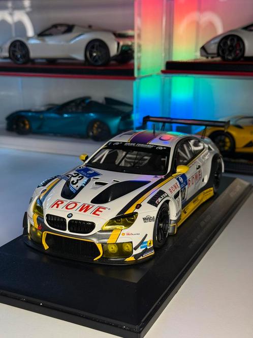BMW M6 GT3 Minichamps 1/18, Hobby en Vrije tijd, Modelauto's | 1:18, Auto, MiniChamps, Ophalen of Verzenden