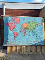 Authentieke wereldkaart, Antiquités & Art, Antiquités | Cartes scolaires, Enlèvement