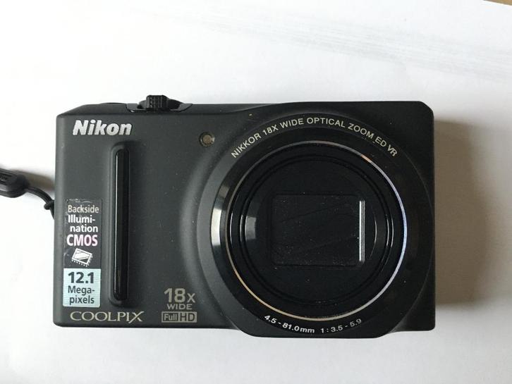 Fototoestel Nikon COOLPIX S9100 12.1 MP CMOS Digital Camera, Audio, Tv en Foto, Fotocamera's Digitaal, Gebruikt, Compact, Nikon