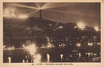 1910 - FRANKRIJK - Lyon: Illumination annuelle de la ville beschikbaar voor biedingen