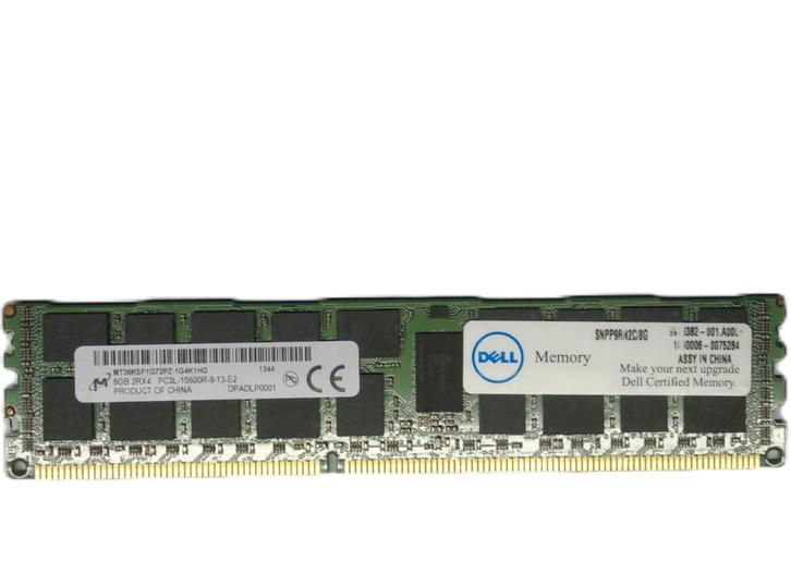 Micron 8GB PC3L-10600R DDR3-1333MHz (MT36KSF1G72PZ-1G4K1HG), Informatique & Logiciels, Mémoire RAM, Comme neuf, Serveur, 8 GB