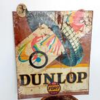 zeldzaam metalen reclamebord DUNLOP, Verzamelen, Ophalen of Verzenden, Gebruikt, Reclamebord