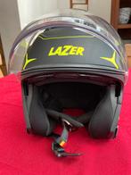 40€ Lazer-helm maat S met zonneklep. Zeer goede conditie, Motoren, Lazer, Tweedehands, S