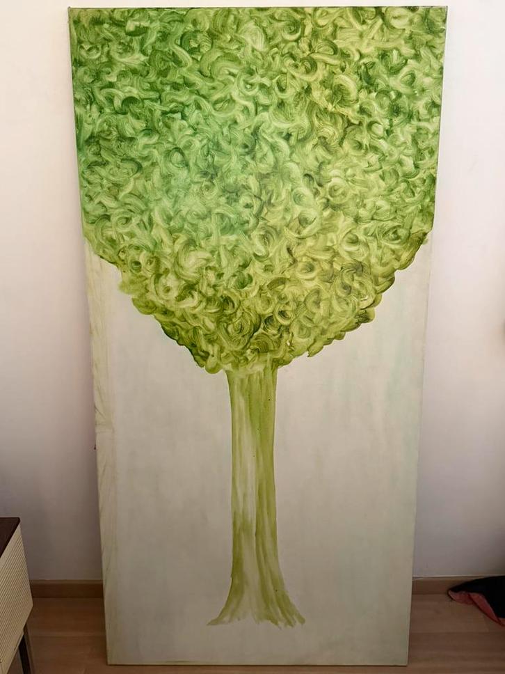 Schilderij de drie Gratiën - Ruud Lanfermijer, Antiek en Kunst, Kunst | Schilderijen | Abstract, Ophalen