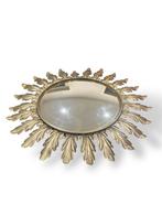 Messing zonnespiegel, Huis en Inrichting, Ophalen of Verzenden, Zo goed als nieuw, Rond