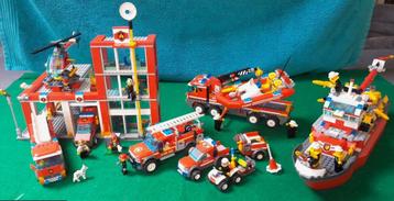 groot lot Lego city brandweer