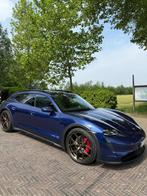 Porsche Taycan 4S Cross Turismo in top staat, Auto's, Porsche, Automaat, Beige, Blauw, Leder