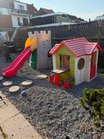 Toren met glijbaan van Chicco en speelhuisje van Smoby, Kinderen en Baby's, Speelgoed | Buiten | Speeltoestellen, Ophalen, Zo goed als nieuw