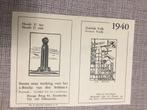 Zakkalender 1940 WOII AVV-VVK IJZERTOREN Diksmuide, Ophalen, Overige soorten, Overige typen