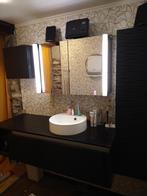 badkamermeubel + lavabo + kraan, Ophalen, Gebruikt, 100 tot 150 cm, 150 tot 200 cm