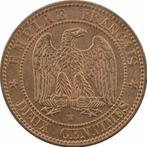 Frankrijk 2 centimes   Keizer Napoleon III "W" - Lille, Frankrijk, Ophalen of Verzenden, Losse munt