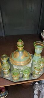 Likeurservies, Ophalen