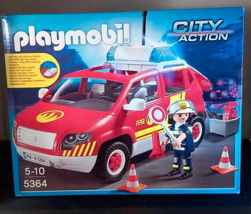 Playmobil Brandweerwagen 5364, Kinderen en Baby's, Speelgoed | Playmobil, Zo goed als nieuw, Ophalen of Verzenden