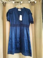NIEUW zijden jurk TALKING FRENCH maat 38, Taille 38/40 (M), Bleu, Enlèvement ou Envoi, Talking French