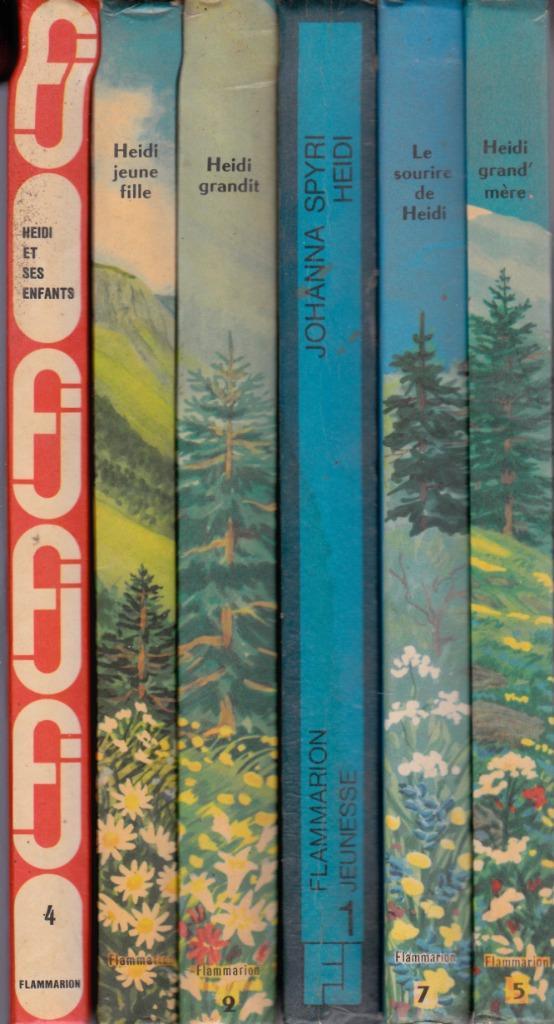 HEIDI ( Johanna SPYRI ) 6 livres FLAMMARION- 3 €/1 ou 15€ /6, Livres, Livres pour enfants | Jeunesse | 10 à 12 ans, Comme neuf