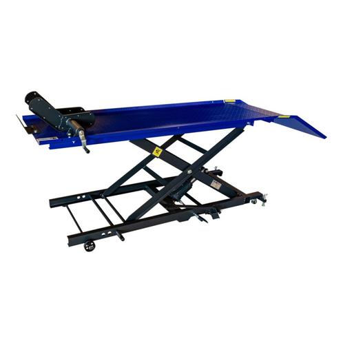 Hydraulische motorfiets heftafel voor 450 kg met gekruist on, Auto diversen, Autogereedschap, Nieuw, Ophalen