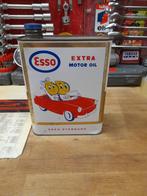 Oude lege oliekan Esso Extra Standard Auto Drops, Verzenden, Gebruikt, Overige typen
