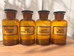 Set vintage apothekerspotten, Huis en Inrichting, Woonaccessoires | Vazen, Gebruikt, Overige kleuren, Ophalen of Verzenden, Glas