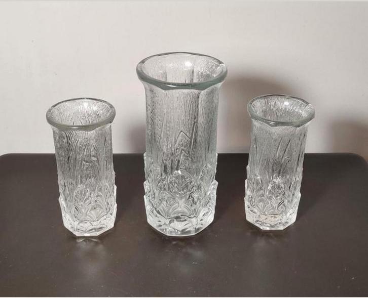 Set Italiaanse vazen Fidenza, Antiek en Kunst, Antiek | Glaswerk en Kristal, Ophalen of Verzenden