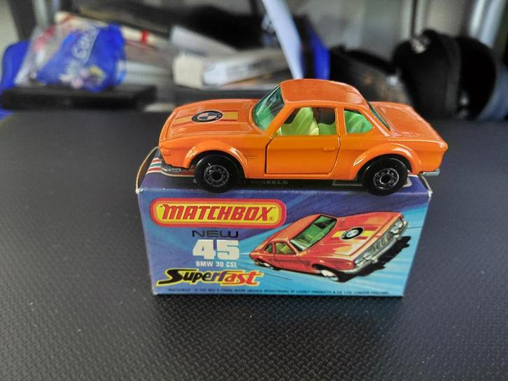 Matchbox 45d BMW 3.0 CSL J Type Box, Hobby en Vrije tijd, Modelauto's | Overige schalen, Zo goed als nieuw, Auto, Ophalen of Verzenden