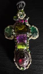 Oude sieraden: kruisvormige hanger - 1920, Ophalen of Verzenden, Overige materialen, Hanger