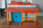 Fisher Price Vintage Western Town, Set de jeu, Utilisé, Enlèvement ou Envoi